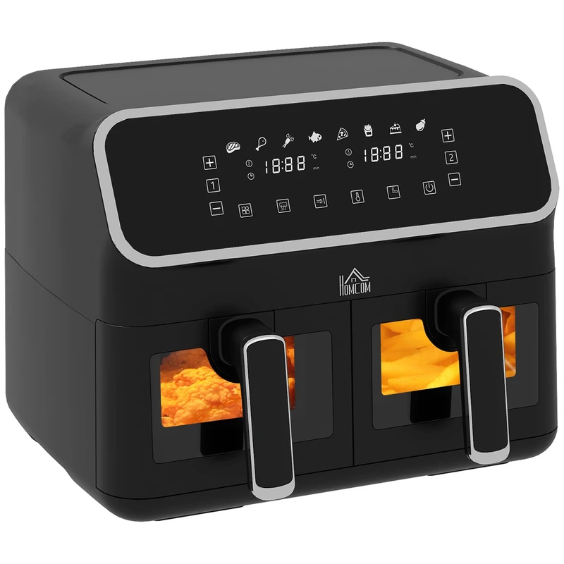 Image of HOMCOM Dual Air Fryer - Homcom 5056725527242