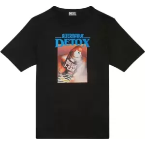 Image of Diesel Detox T-Shirt Mens - Black