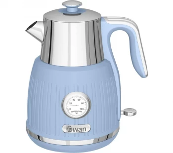 image of Swan Retro SK31040BLN Jug Kettle - Blue