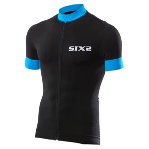 Image of SIXS Bike 3 Short Sleeve Jersey Black/Blue Small