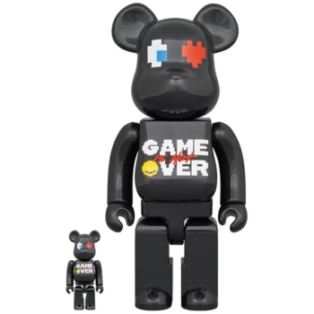 Image of Medicom Pac-Man X Grafflex X 9090 X Ship&Crew 100% & 400% Be@rbrick 2-Pack