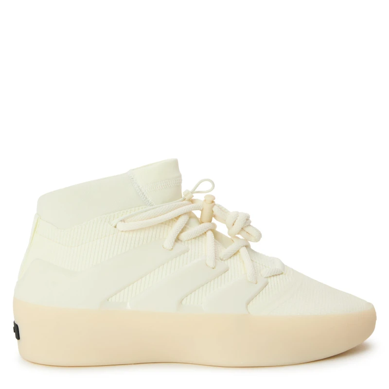 Image of adidas Mens Basketball Trainers Cream White male 6 (39.3)