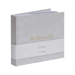 image of Amore By Juliana Our Wedding Day Photo Album 4" x 6" 50 Pg