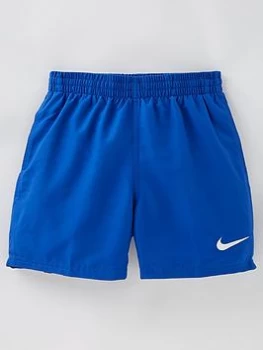 Image of Nike Boys Nike Essential Lap 4" Volley Short - Blue Size M=10-12 Years