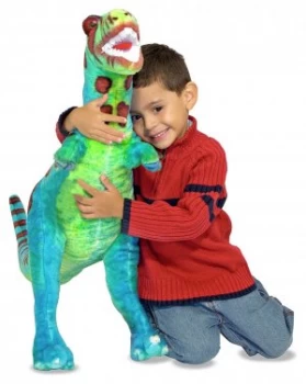Image of Melissa Doug T Rex Plush.