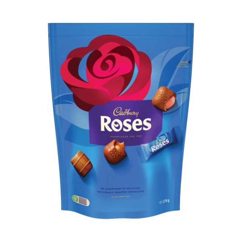 Image of Cadbury Roses Chocolate Pouch 270g 4317993