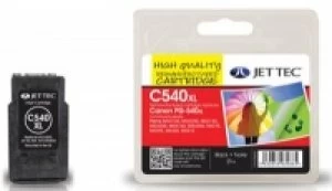 Image of Jet Tec Canon PG540 Black Ink Cartridge