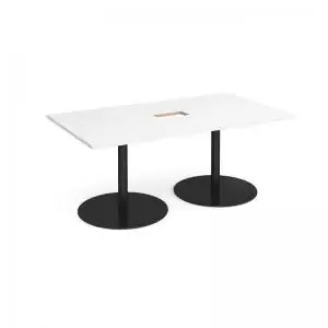 Image of Eternal rectangular boardroom table 1800mm x 1000mm with central