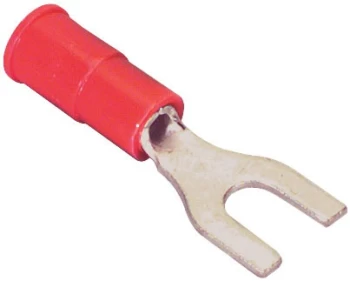 Image of Wiring Connectors - Red - Fork - 5mm - Pack of 25 PWN768 WOT-NOTS