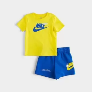 Image of Infant Nike HBR Icon T-Shirt and Shorts Set