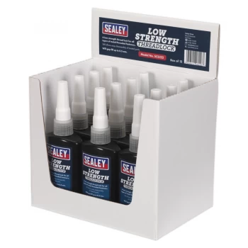 Image of Sealey SCS222 Thread Lock Low Strength 50ml Pack of 12