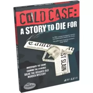 Image of Thinkfun Cold Case: A Story To Die For Murder Mystery Game