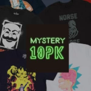 image of Mystery Geek T-Shirt - 10-Pack - Mens - S