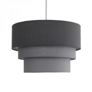 image of Aztec Pyramid Grey Pendant Shade