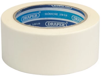 Image of Draper 50M x 50mm Masking Tape Roll 63480
