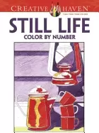 image of creative haven still life color by number coloring book