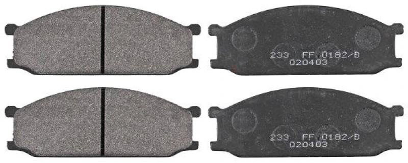 Image of A.B.S. 36454 Brake pad set without integrated wear sensor Brake Pad Set,disc brake (402)
