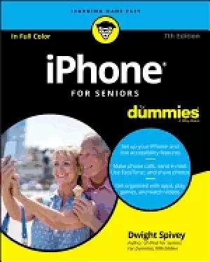 Image of iPhone for seniors for dummies for dummies