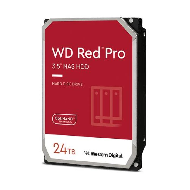 Image of 24TB Western Digital Red Pro 3.5" SATA III Hard Drive - 7200RPM, 512MB Cache