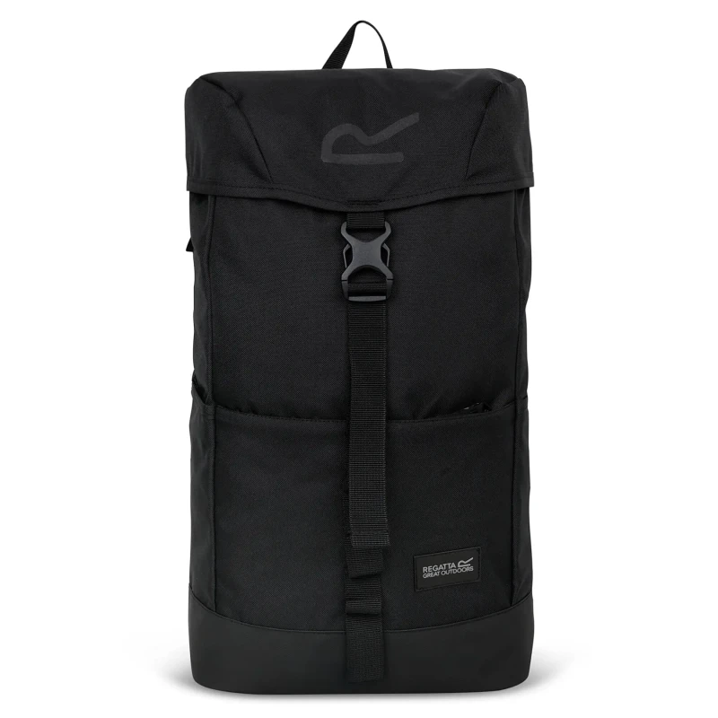 Image of Regatta Regatta Shilton 25L Padded Water-Repellent Rucksack in Jet Black Jet Black One Size Unisex 5063516031420