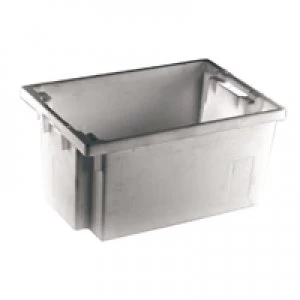 image of Slingsby Solid Slide StackNesting Container 600X400X300mm Grey 382968