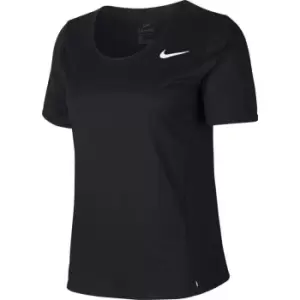 Image of Nike City Sleek T Shirt Womens - Black