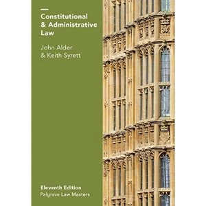 Image of Constitutional and Administrative Law by John Alder, Keith Syrett (Paperback, 2017)