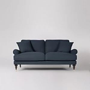 image of Swoon Sutton Smart Wool 2 Seater Sofa - 2 Seater - Indigo