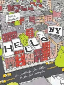 Image of Hello Ny by Julia Rothman Hardback