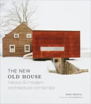 Image of new old house historic and modern architecture combined