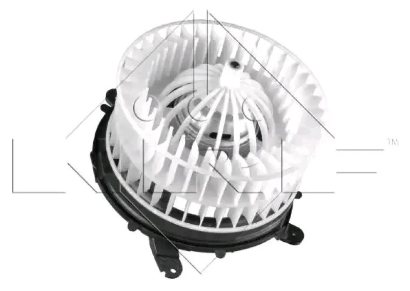 Image of NRF 34088 Blower Motor for left-hand drive vehicles, without integrated regulator Interior Blower (2669)