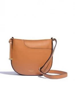 image of Radley London Pockets Medium Zip Top Crossbody Bag - Dark Butter