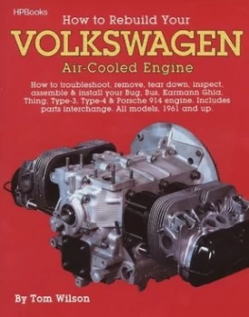 Image of How to Rebuild Your Volkswagen Air-Cooled Engine by Tom Wilson Paperback