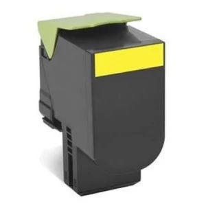 image of Lexmark 70C2XY0 Yellow Laser Toner Ink Cartridge