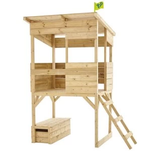 image of TP Toys Tree Tops Tower Playhouse with Toy Box