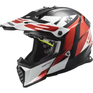 Image of LS2 Mx437 Fast Evo Strike Black White Red M