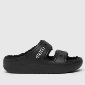 image of Crocs Classic Cozzzy In Black