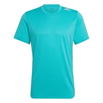 image of adidas Designed 4 Running T-Shirt Mens - Semi Mint Rush