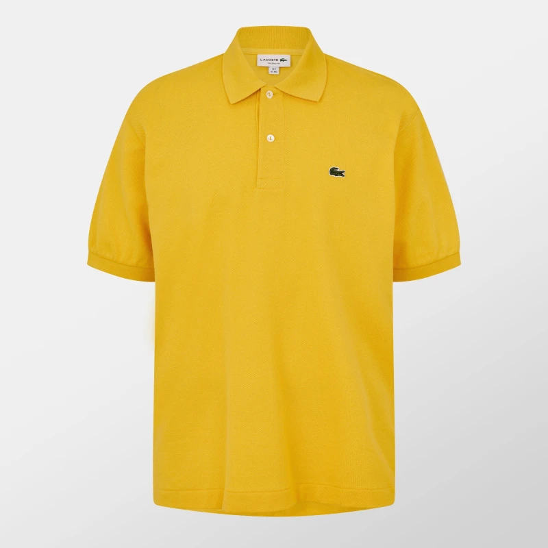 Image of Lacoste Mens Classic Short Sleeve Polo Shirt Broom male XS