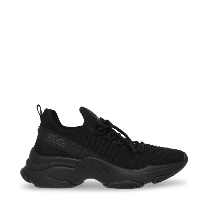 Image of Steve Madden Womens Cushioned Runners Black female 3 (36)
