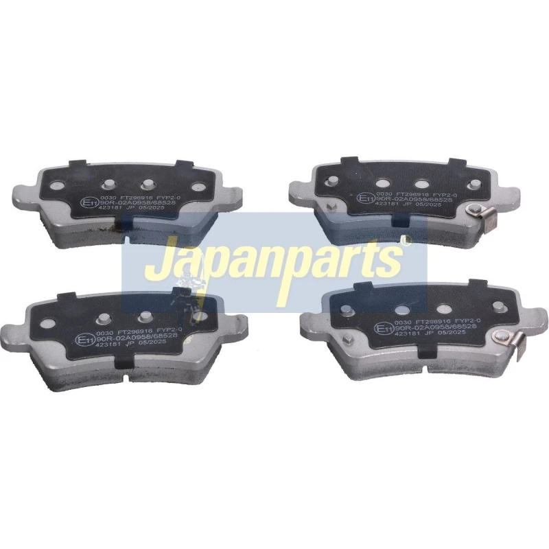 Image of JAPANPARTS Brake pad set JAPANPARTS PP-0030AF