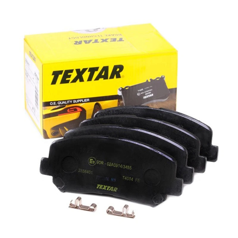 Image of TEXTAR 2556401 Brake pad set incl. wear warning contact, with accessories Brake Pad Set,disc brake (402)