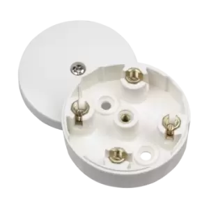 Image of Click Scolmore Essentials 58MM 20A 4 Term Junction Box White - WA074