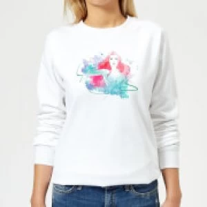 image of Aquaman Mera First Princess Womens Sweatshirt - White