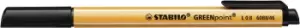 Image of STABILO GREENpoint fineliner Black
