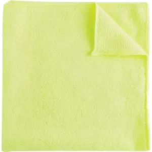 Image of 40X40CM Economy Yellow Microfibre Cloth 36G
