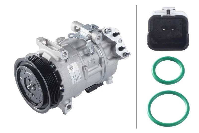 Image of HELLA Air conditioning compressor HELLA 8FK 366 201-141