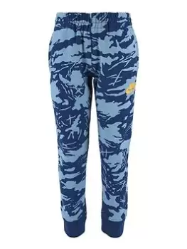 Image of Nike Kids Boys AOP Club Camo Jogging Bottoms, Dark Blue, Size 4-5 Years