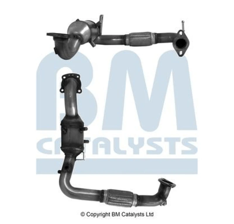 Image of BM CATALYSTS BM91754H Catalytic Converter Non-approved Ceramic Catalyst Converter (429)