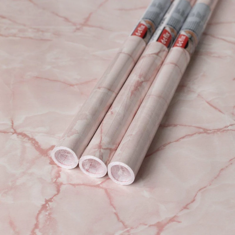 Image of D C Fix dc fix Marble Pink Self Adhesive Vinyl Pack 3 Pink unisex 67X2 PACK3